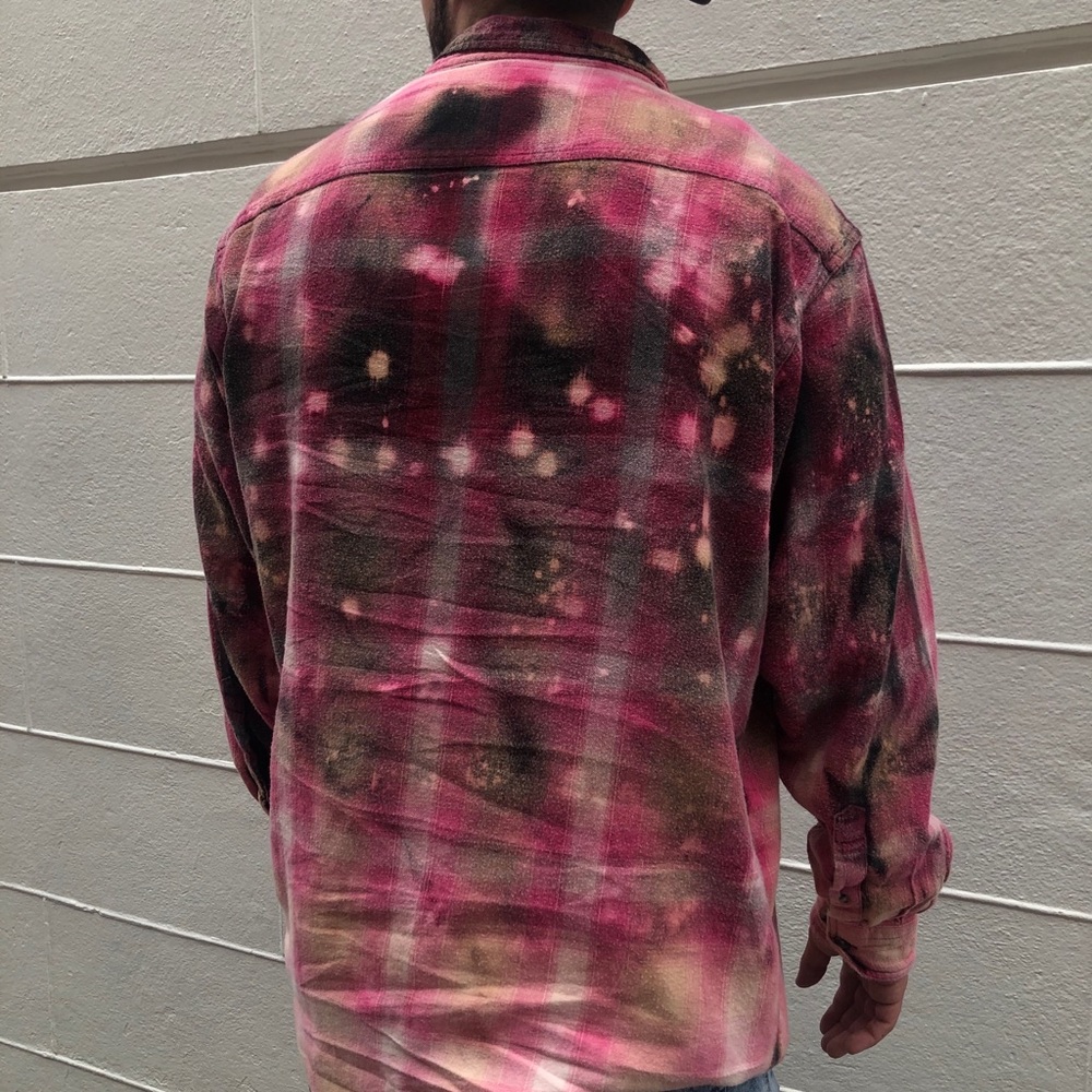 Hand bleached flannel - Picture 4 of 5